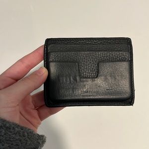 Tom Ford Black Leather Card Holder